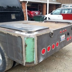 A truck bed we welded