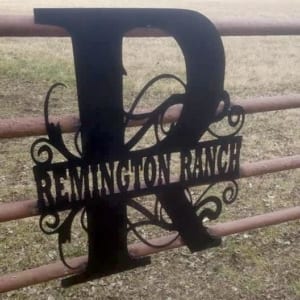 Remington Ranch sign