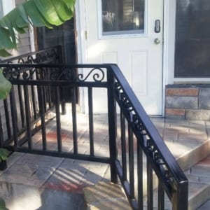 Decorative porch railing