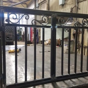 A gate ready to leave our machine shop